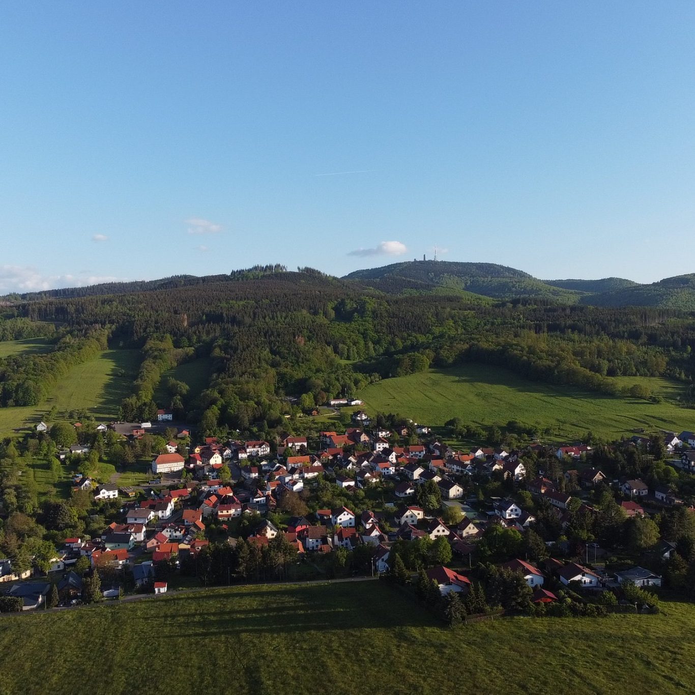 Blick vom Sandberg auf Fischbach
