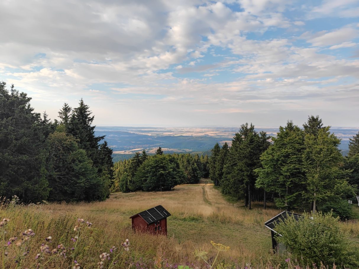 Panoramablick vom Inselsberg